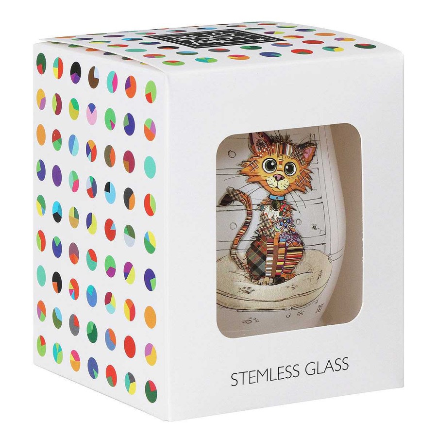 Glassware | Bug Art Bug Art Kimba Kitten Stemless Glass