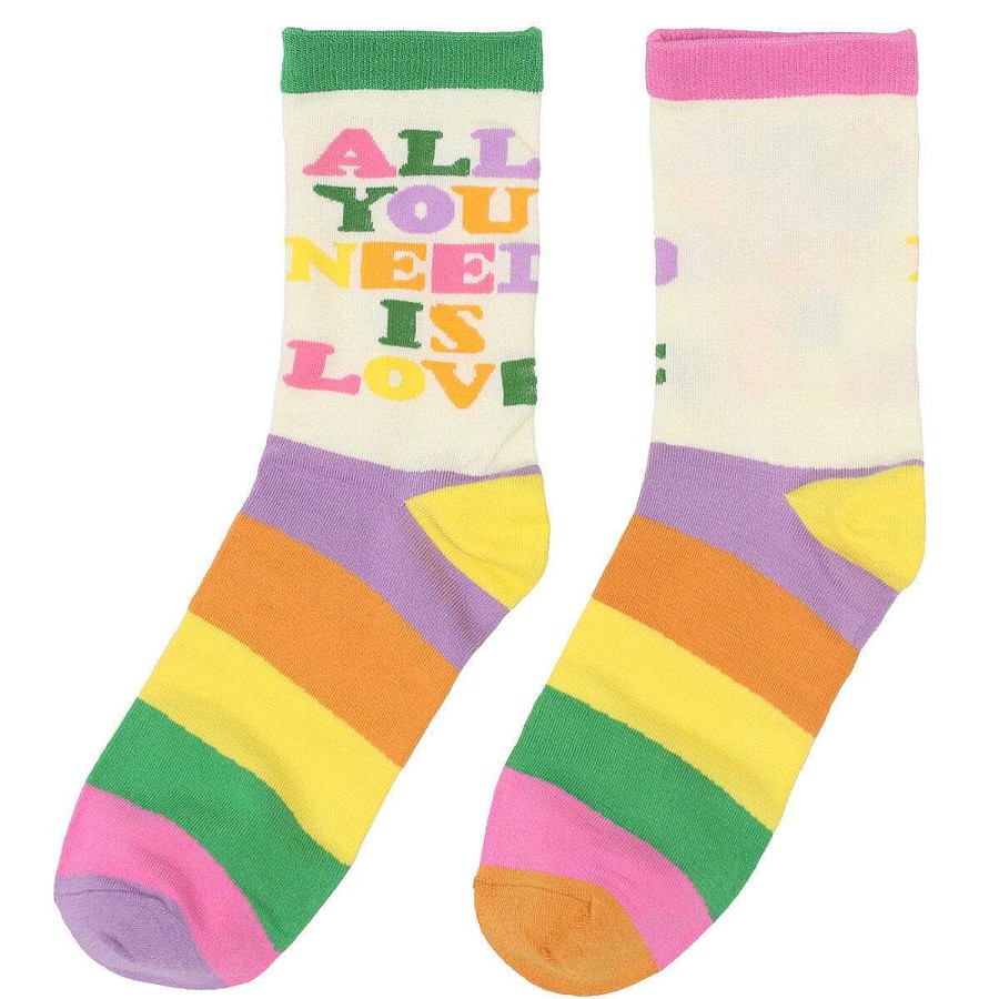 Socks | House Of Disaster House Of Disaster The Beatles All You Need Is Love Socks