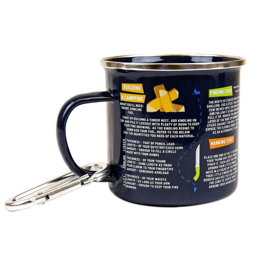 Gadgets & Novelty | Gift Republic Gift Republic Survival Guide Enamel Mug