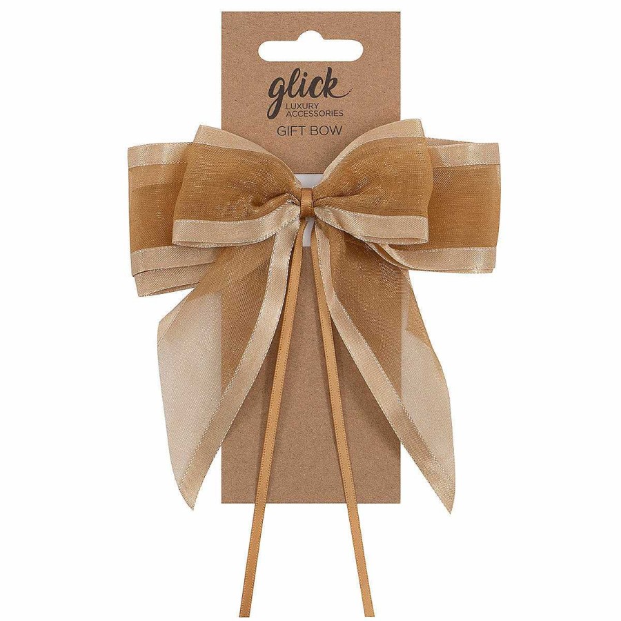 Bows | Glick Glick Gold Luxury Ribbon Bow