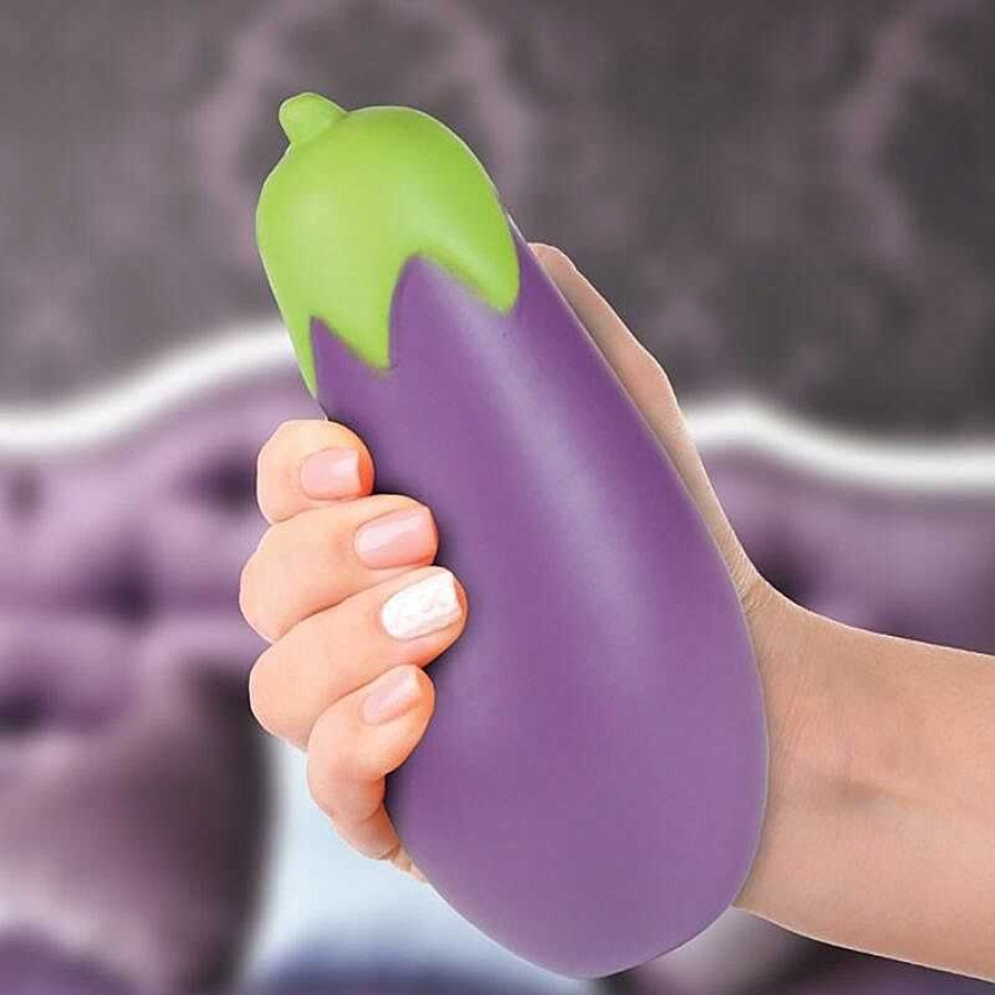 Stress Toys | The Source The Source Size Matters Aubergine Stress Ball