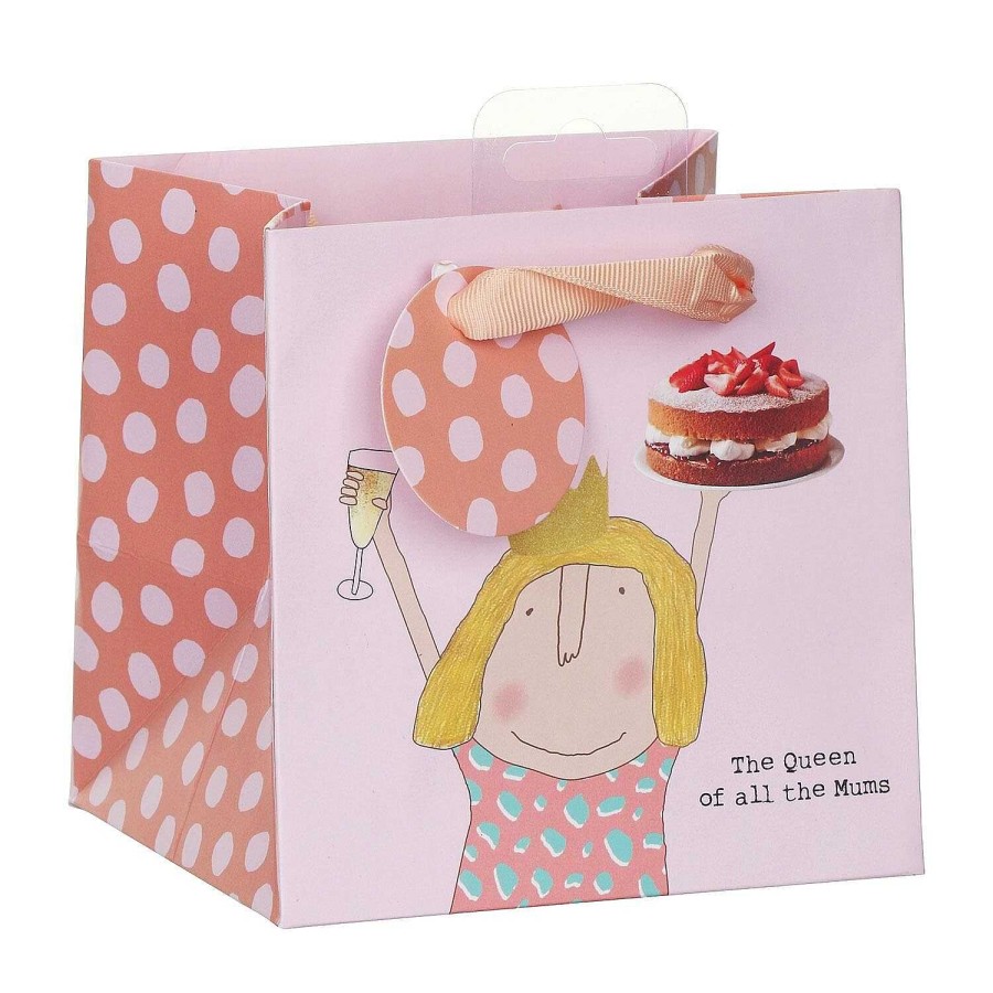 Small Gift Bags | Glick Glick Rosie Made A Thing 'Queen Of Mums' Small Gift Bag