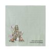 Lunch & Picnic | Wrendale Wrendale Head Clover Heels Rabbit Set Of 20 Cocktail Napkins