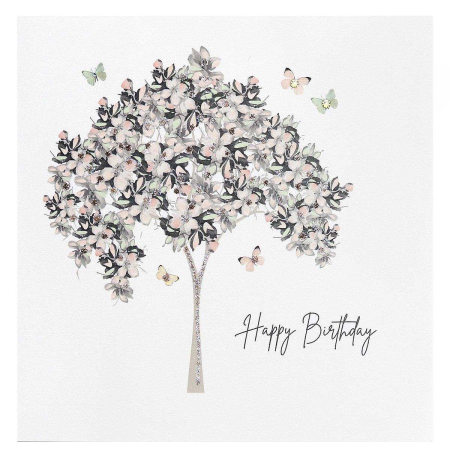 Luxury Handmade Cards | Five Dollar Shake Five Dollar Shake Glitter Tree Luxury Birthday Card