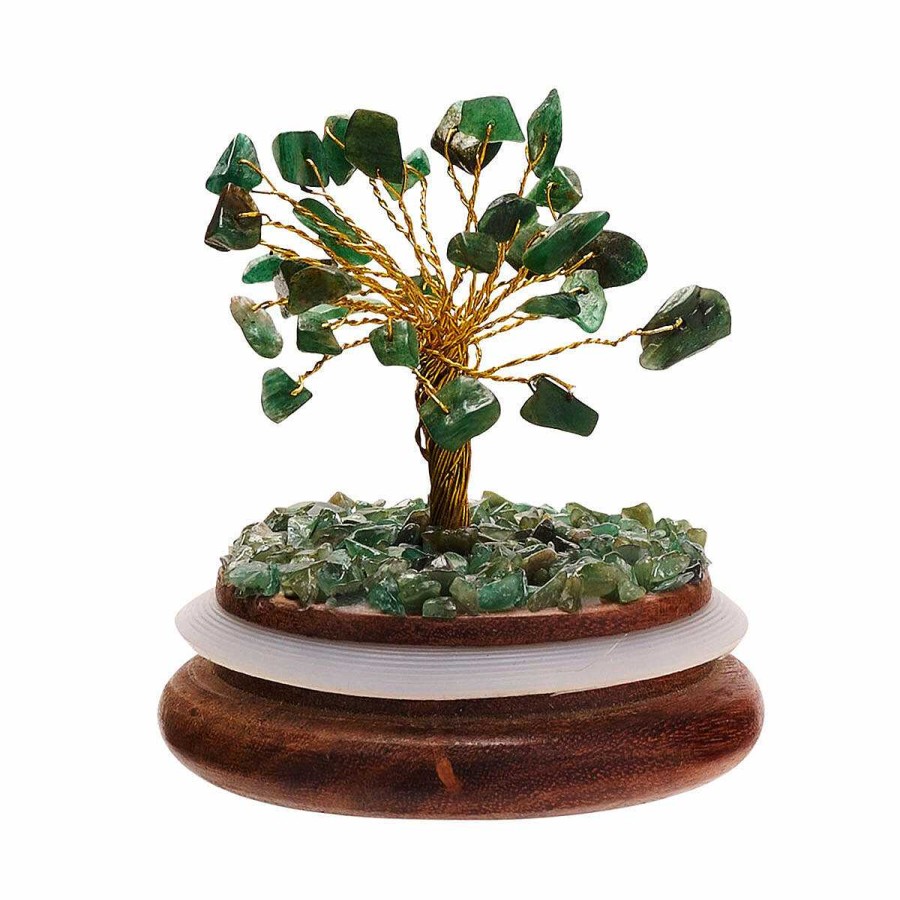 Gemstone Trees | Widdop & Co Widdop & Co Green Aventurine Gemstone Dome Tree