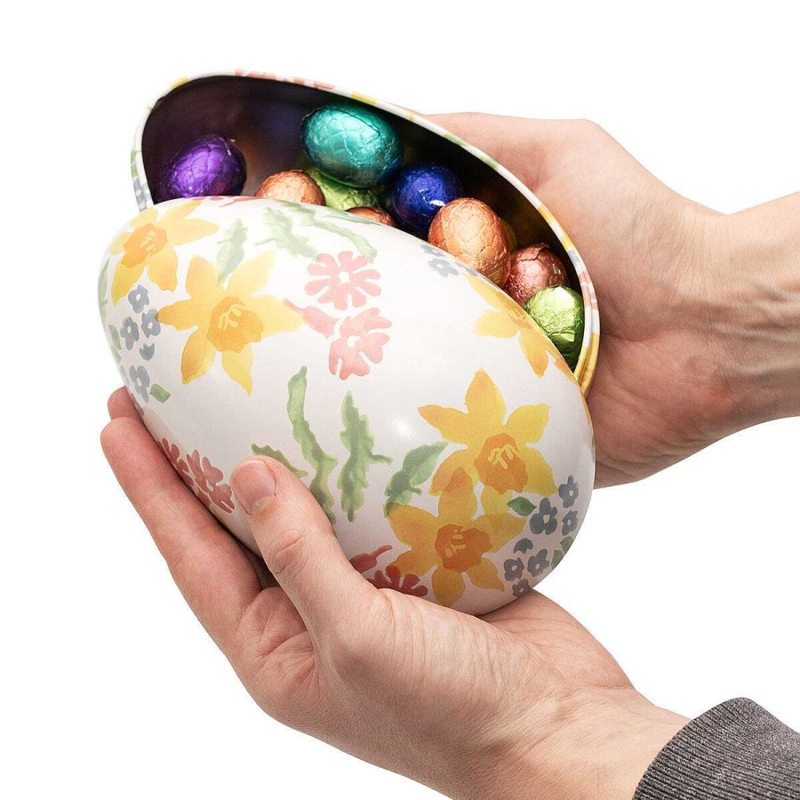 Storage Tins | Emma Bridgewater Emma Bridgewater Wild Daffodils Boxed Large Egg-Shaped Tin