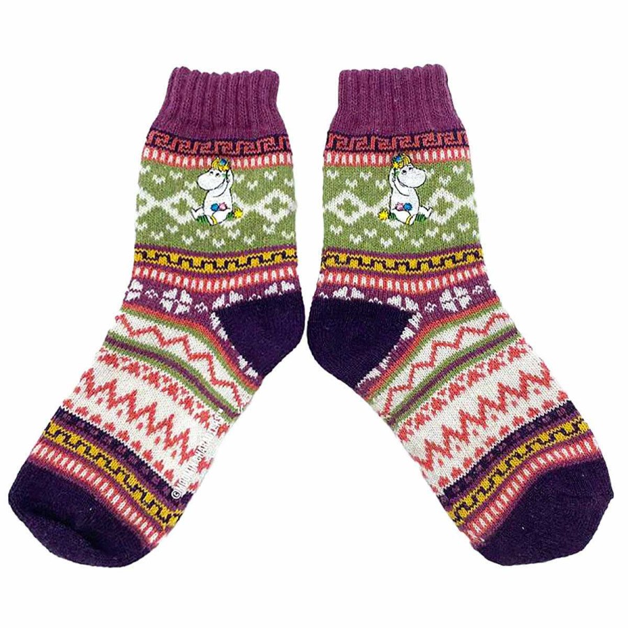 Socks | House Of Disaster House Of Disaster Moomin Fair Isle Snorkmaiden Socks