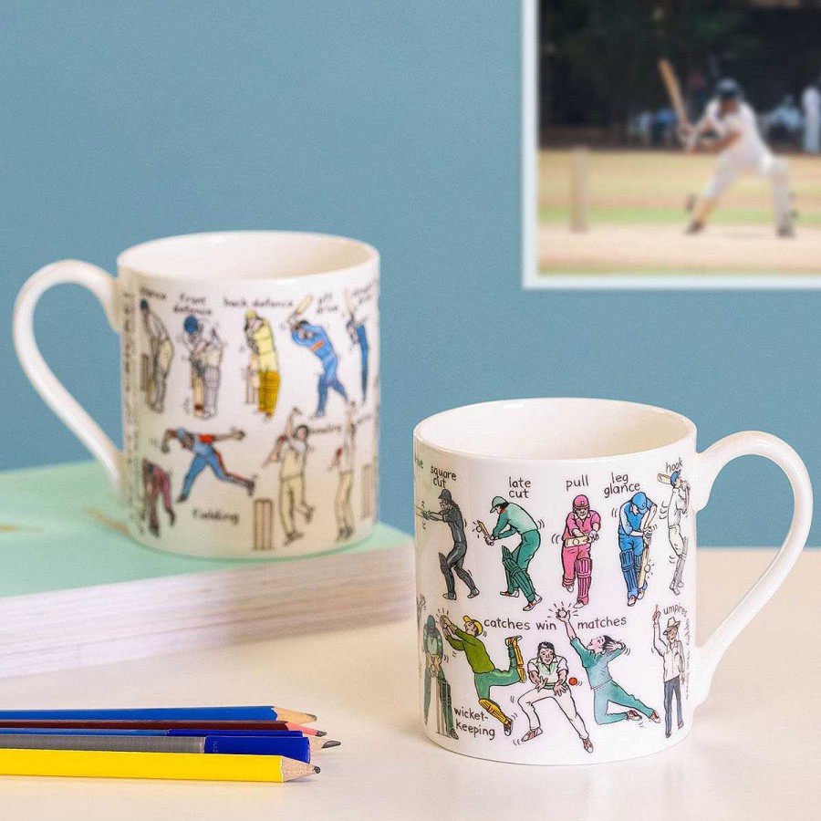 Grandad | McLaggan Smith Mclaggan Smith Picturemaps The Art Of Cricket 350Ml Mug