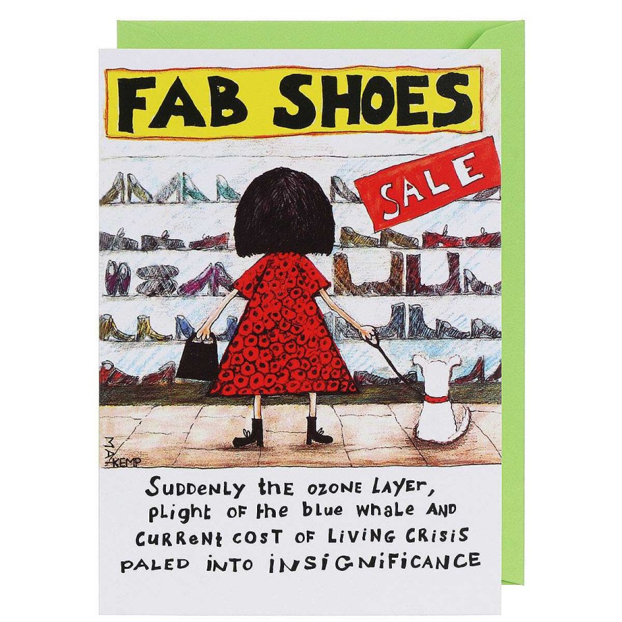 Funny Cards | Paperlink Paperlink Blah 'Fab Shoes' Greetings Card