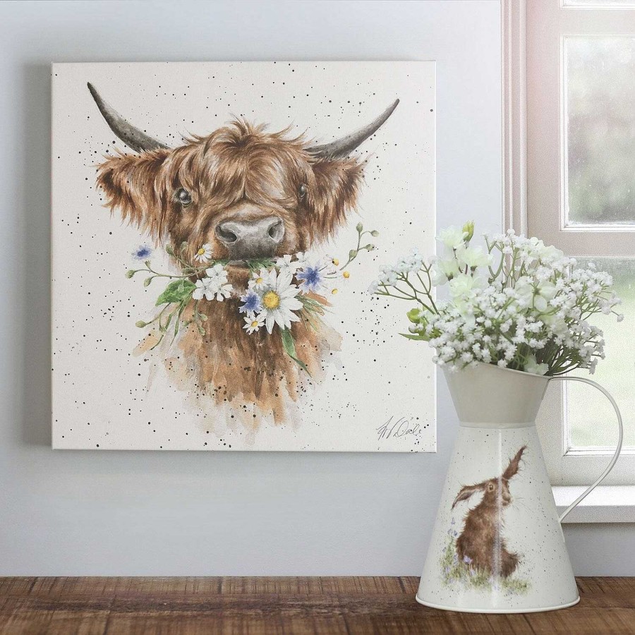 Art Prints | Wrendale Wrendale 'Daisy Coo' Large Canvas