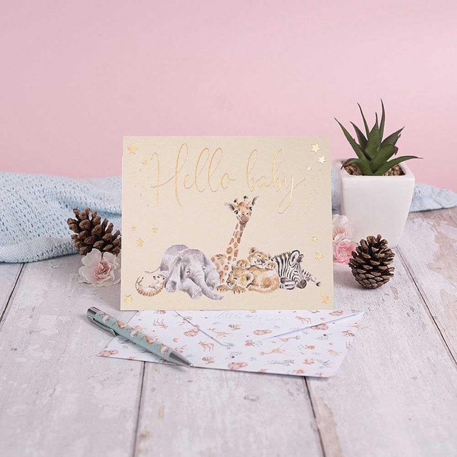 New Baby | Wrendale Wrendale Little Savannah Hello Baby Card