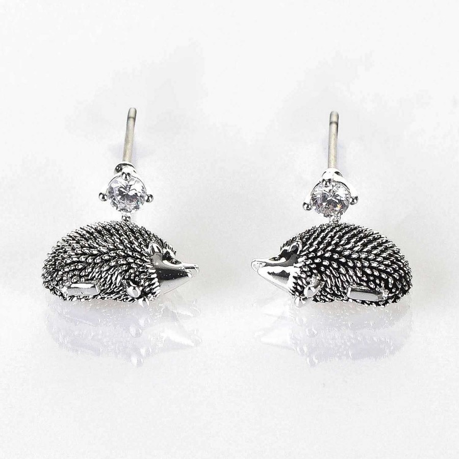 Earrings | Equilibrium Equilibrium Country Hedgehog Silver Plated Earrings