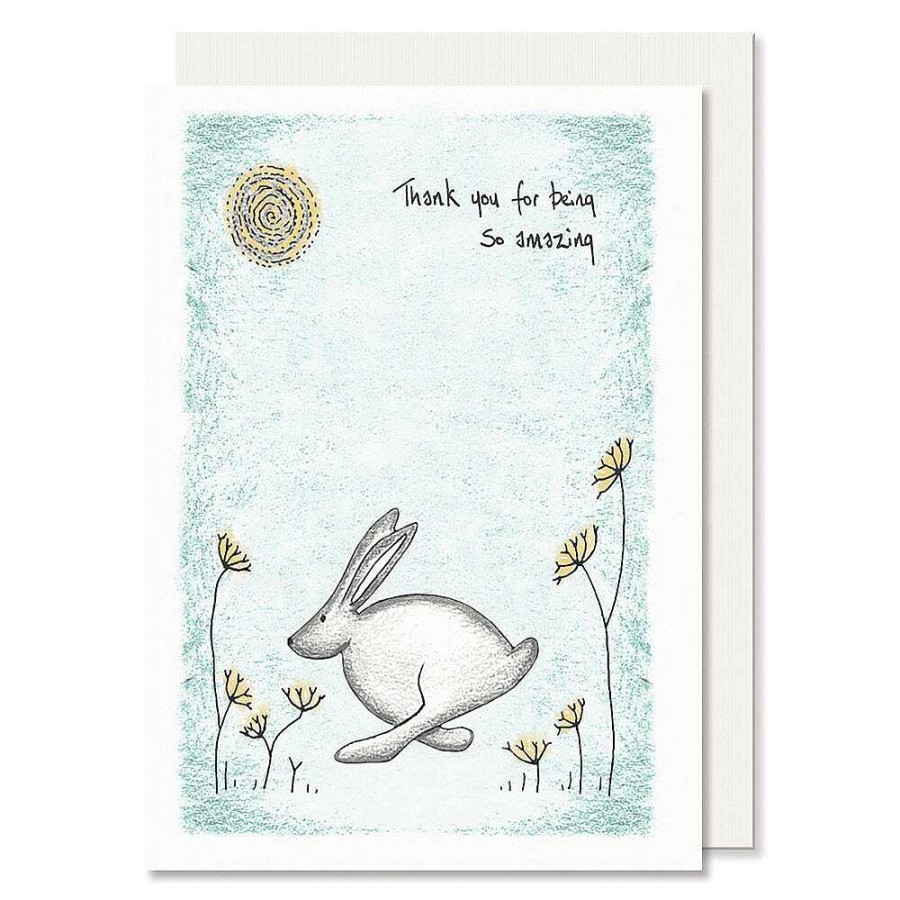 Inspirational | East of India East Of India 'Thank You For Being Amazing' Hare Card