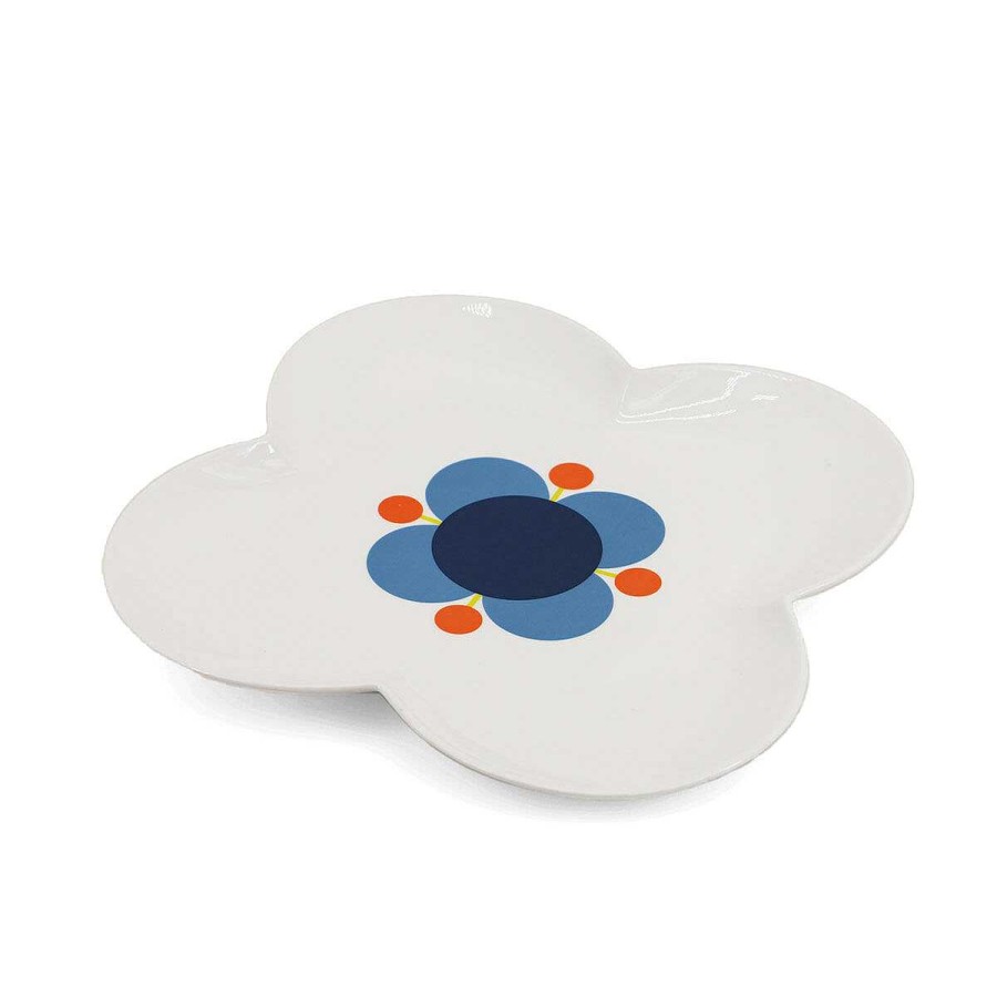 Plates | Orla Kiely Orla Kiely Flower Shaped Platter