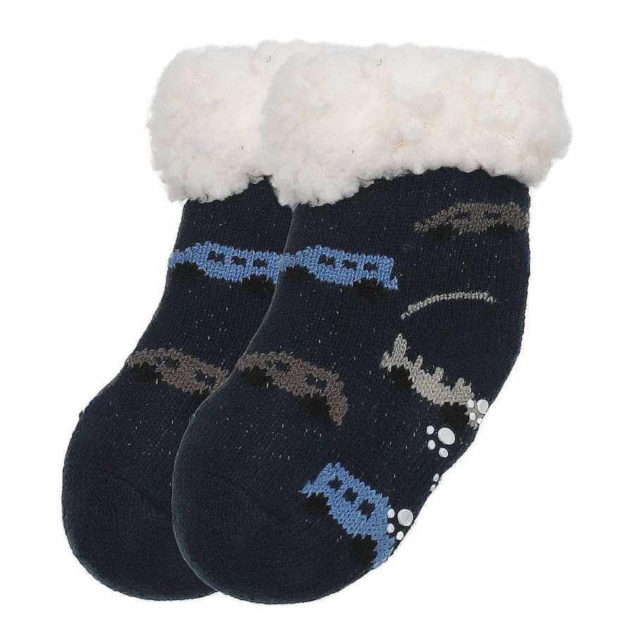 Fashion Accessories | Nuzzles Nuzzles Assorted Cars Toddler Slipper Socks