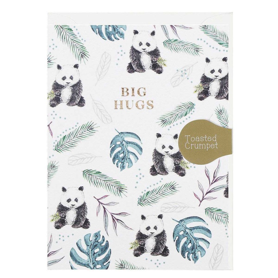 Get Well Soon | Toasted Crumpet Toasted Crumpet Panda 'Big Hugs' Mini Card