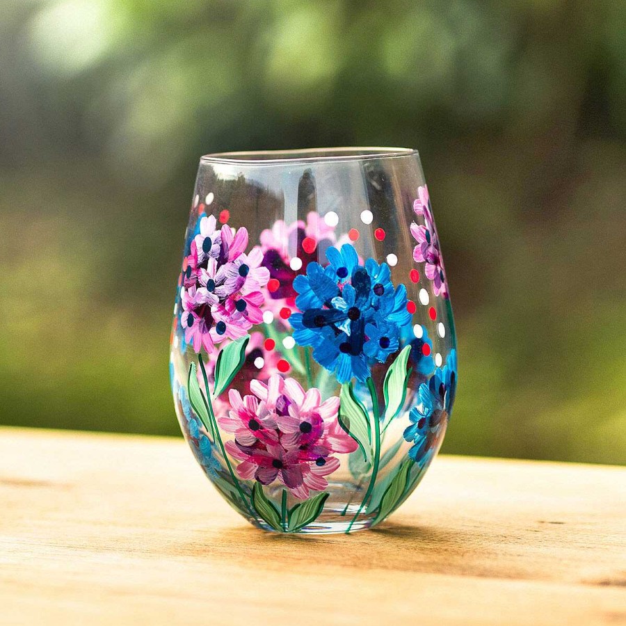 Glassware | Lynsey Johnstone Lynsey Johnstone Hydrangea Stemless Glass