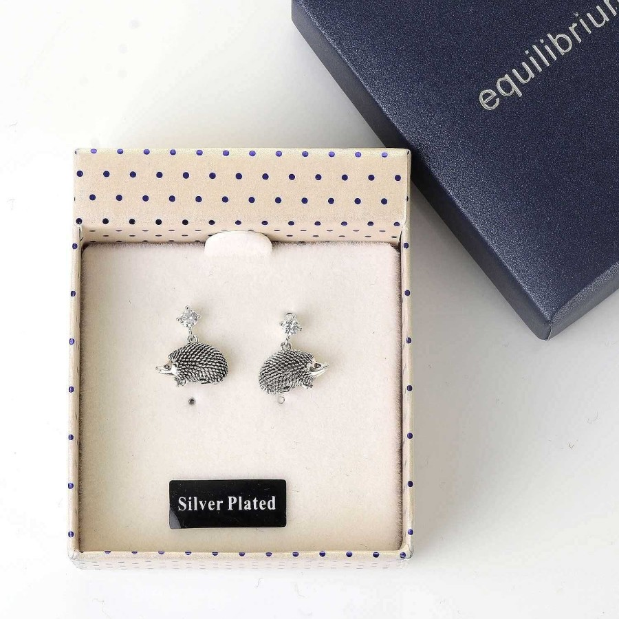 Earrings | Equilibrium Equilibrium Country Hedgehog Silver Plated Earrings