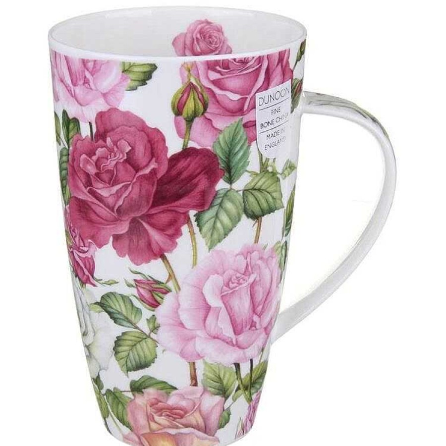 Mugs & Tea Cups | Dunoon Dunoon Roses Henley Shape Mug