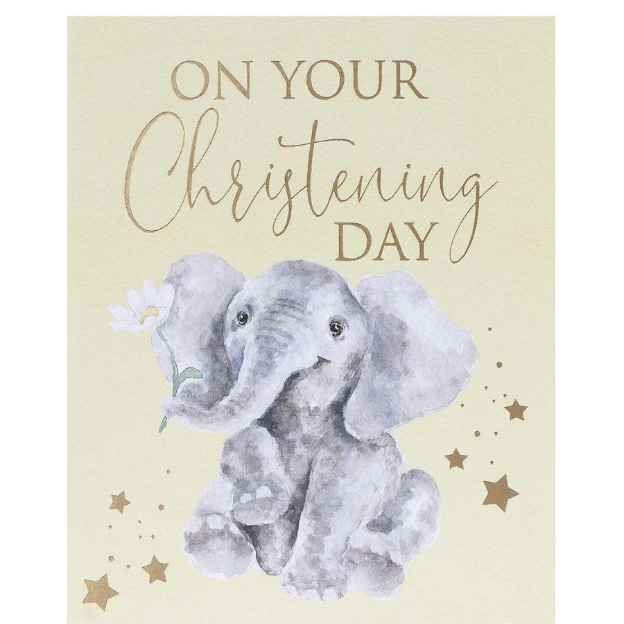 Christening | Wrendale Wrendale Elephant Christening Card