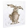 Art Prints | Wrendale Wrendale 'Hare-Brained' Large Canvas