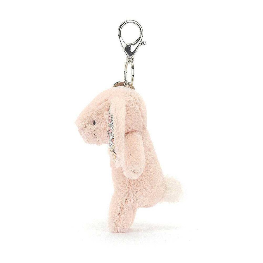 Keyrings & Bag Charms | Jellycat Jellycat Blossom Blush Bunny Bag Charm