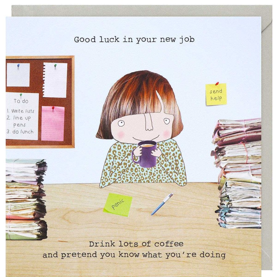 New Job | Rosie Made A Thing Rosie Made A Thing 'Pretend You Know' Woman'S New Job Card