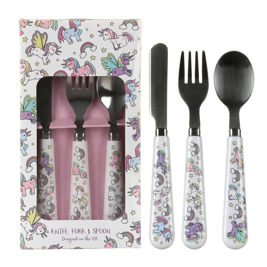 Kitchenware | Leonardo's Little Stars Leonardo'S Little Stars Unicorns Cutlery Set