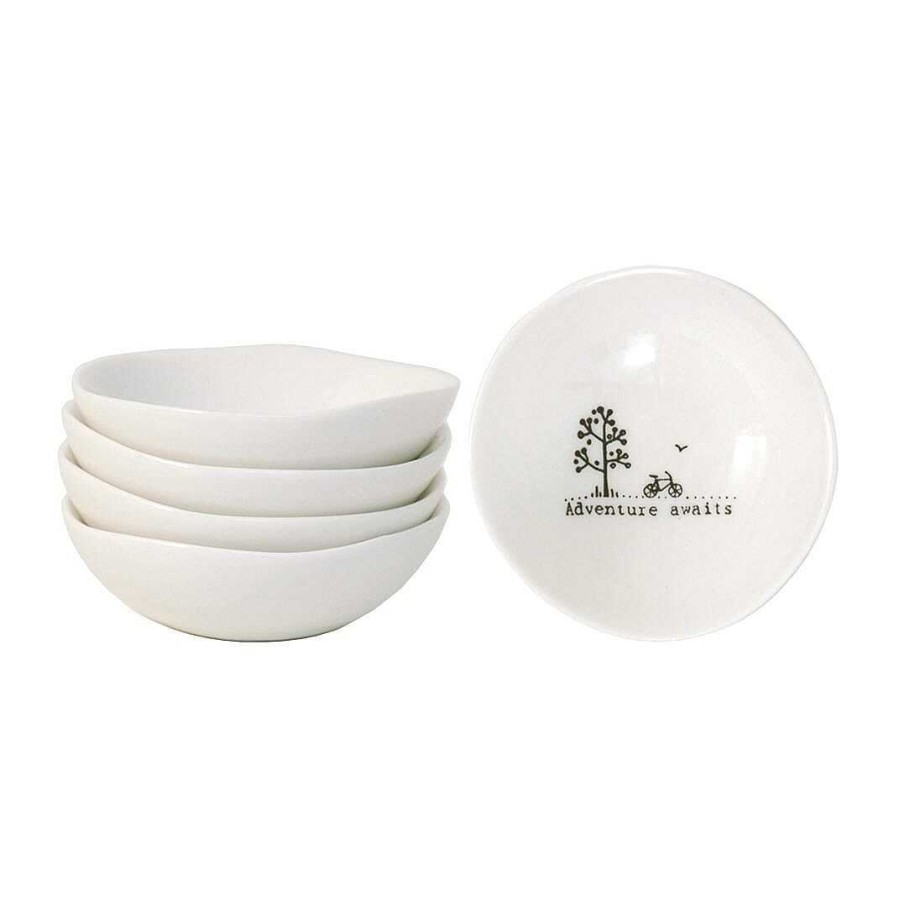 Ornaments | East of India East Of India 'Adventure Awaits' Small Wobbly Bowl