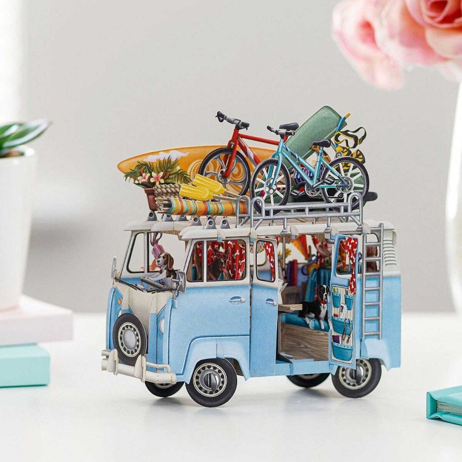 3D Cards | Me & McQ Me & Mcq 'The Camper Van' 3D Greetings Card