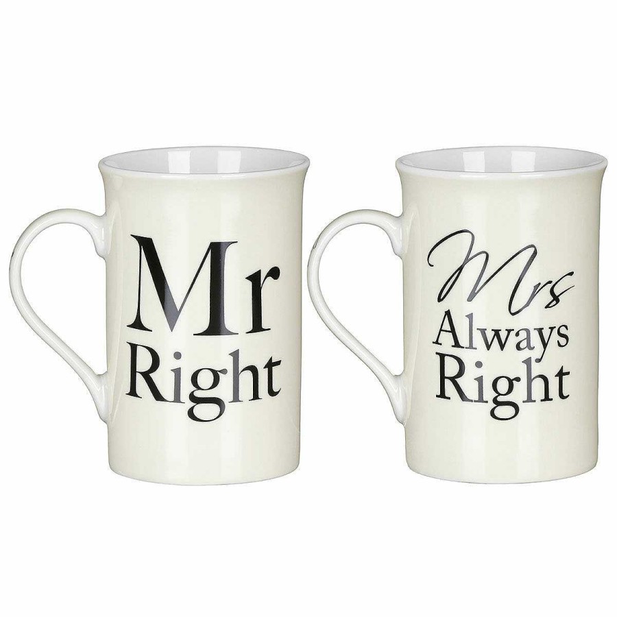 Mr & Mrs Gifts | Temptation Gifts Mr & Mrs Right And Always Right Mugs