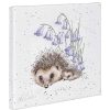 Art Prints | Wrendale Wrendale 'Prickle My Fancy' Hedgehog Small Canvas