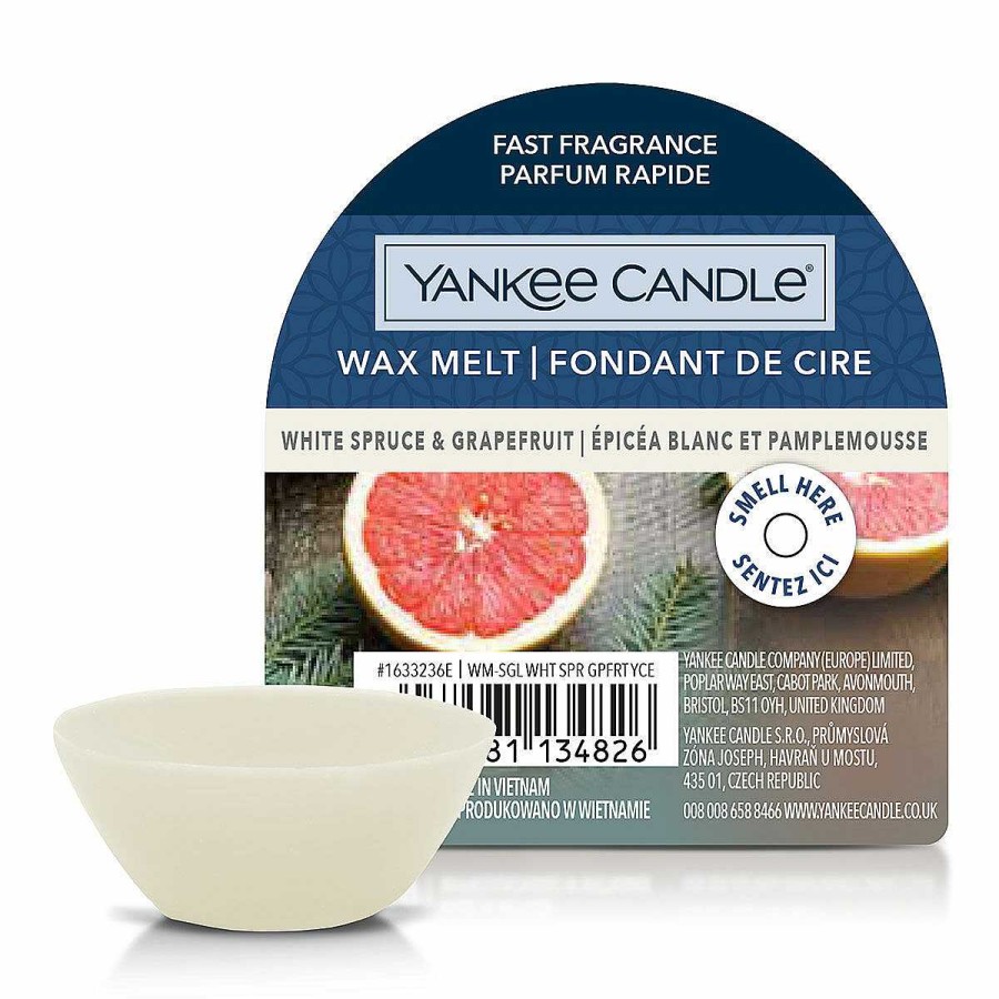 Wax Melts | Yankee Candle Yankee Candle White Spruce & Grapefruit Wax Melt