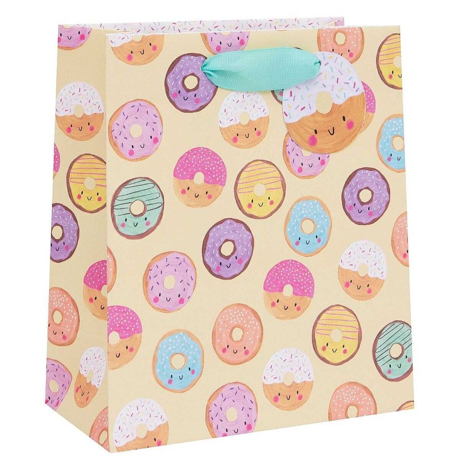 Medium Gift Bags | Glick Glick Kate Mcfarlane Delicious Doughnuts Medium Gift Bag