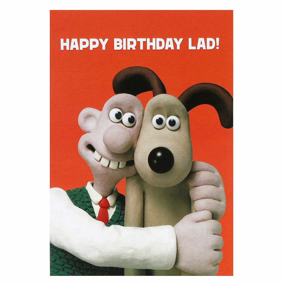 Tv & Book Characters Cards | Wallace & Gromit Wallace & Gromit 'Happy Birthday Lad' Birthday Card