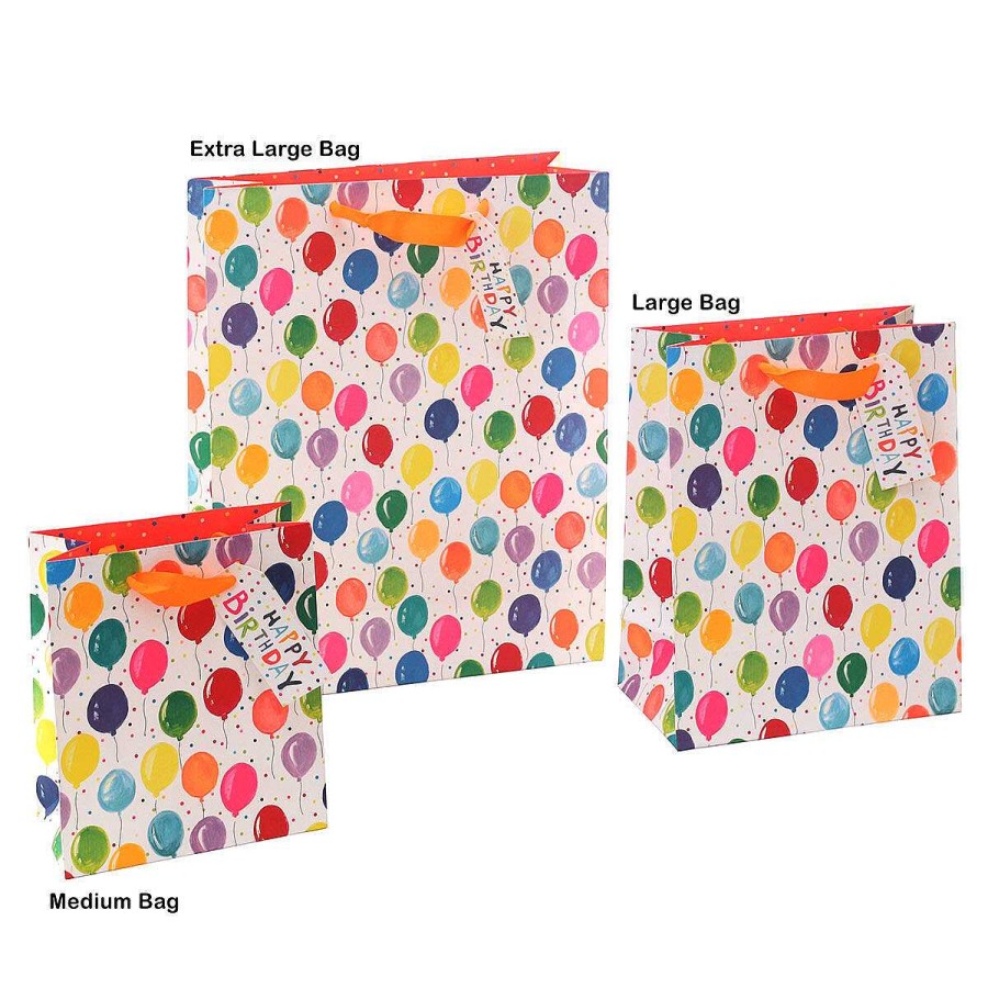 Medium Gift Bags | Glick Glick Birthday Balloons Medium Gift Bag