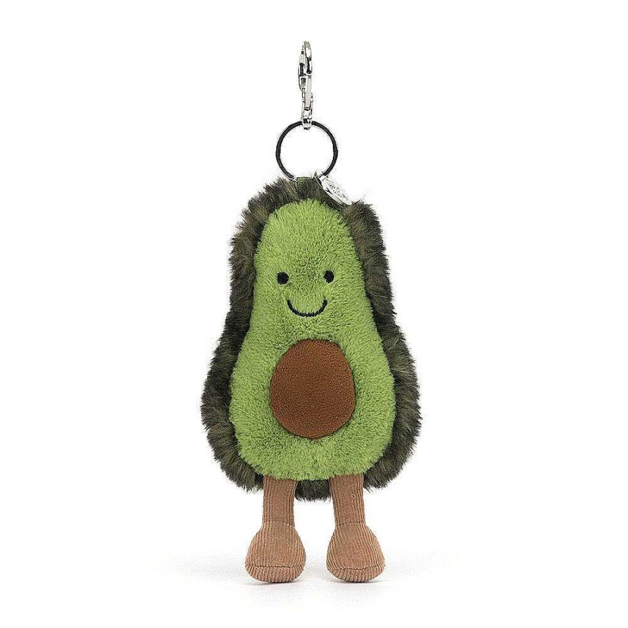 Keyrings & Bag Charms | Jellycat Jellycat Amuseable Avocado Bag Charm