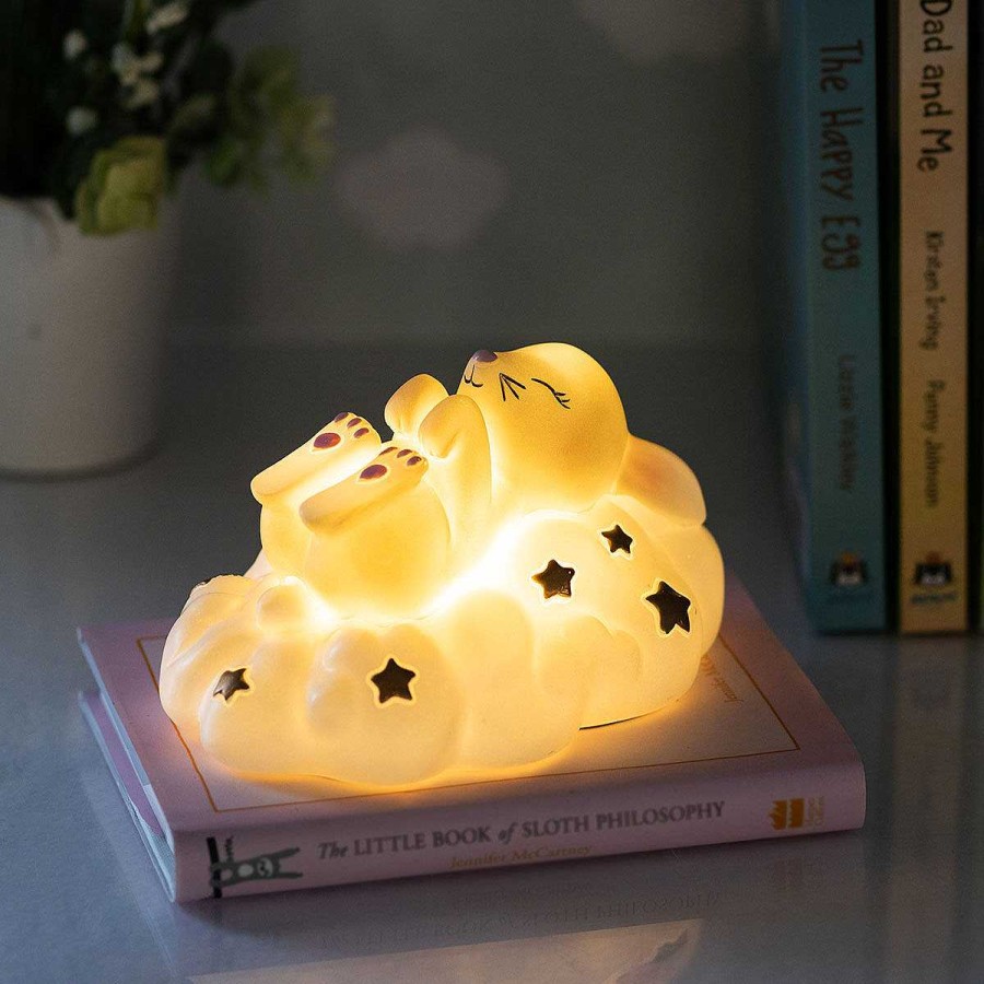 Home & Hobbies | House Of Disaster House Of Disaster Led Rechargeable Rabbit On A Cloud Mini Lamp