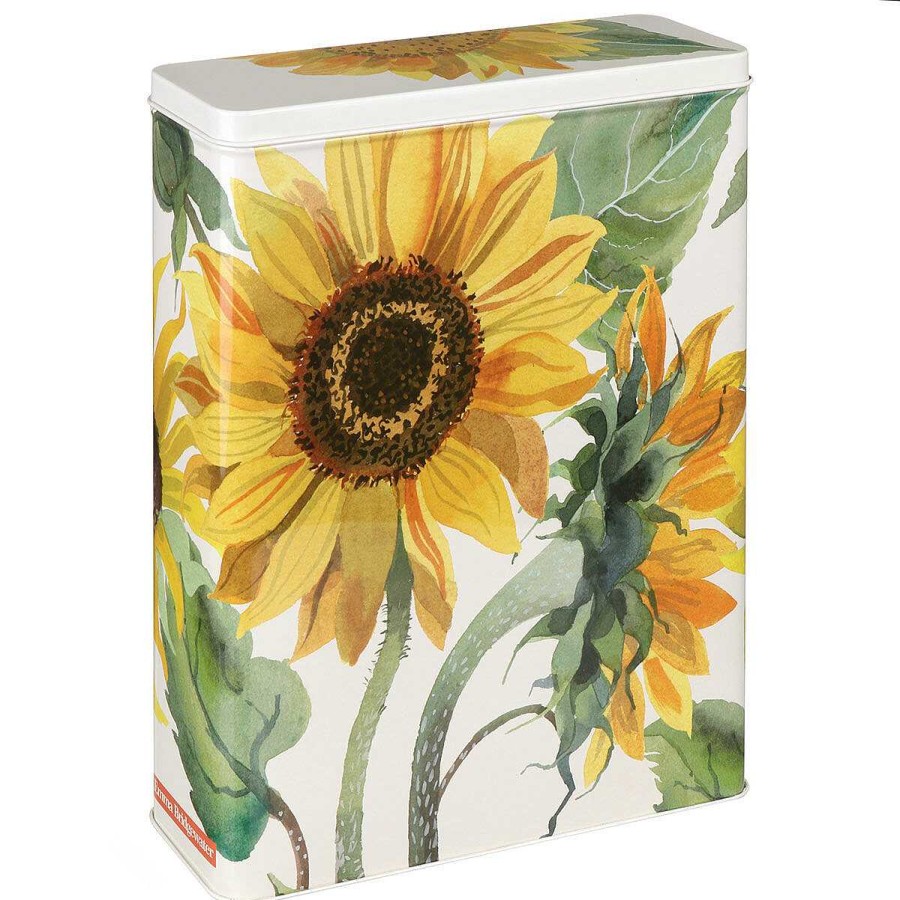 Grandad | Emma Bridgewater Emma Bridgewater Flowers Tall Slim Rectangular Storage Tin