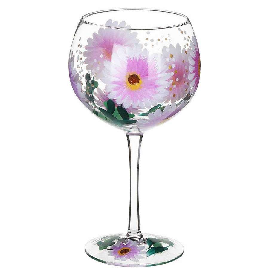 Glassware | Lynsey Johnstone Lynsey Johnstone Hand Painted Cosmos Gin Glass