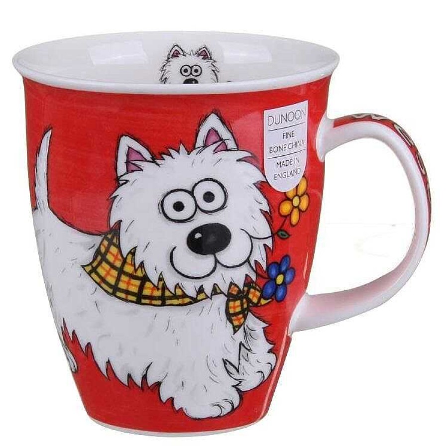 Mugs & Tea Cups | Dunoon Dunoon Highland Gang Westie Nevis Shape Mug