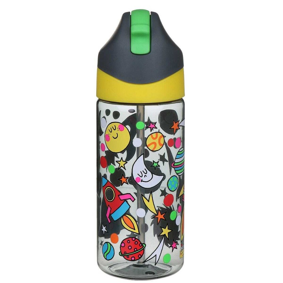 Water Bottles | Rachel Ellen Rachel Ellen Space Drink Bottle With Straw