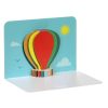 Cards For Children | The Art File The Art File Hot Air Balloon 3D Greetings Card