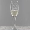 Personalised / Experience | Temptation Gifts Personalised Maid Of Honour Flute Glass