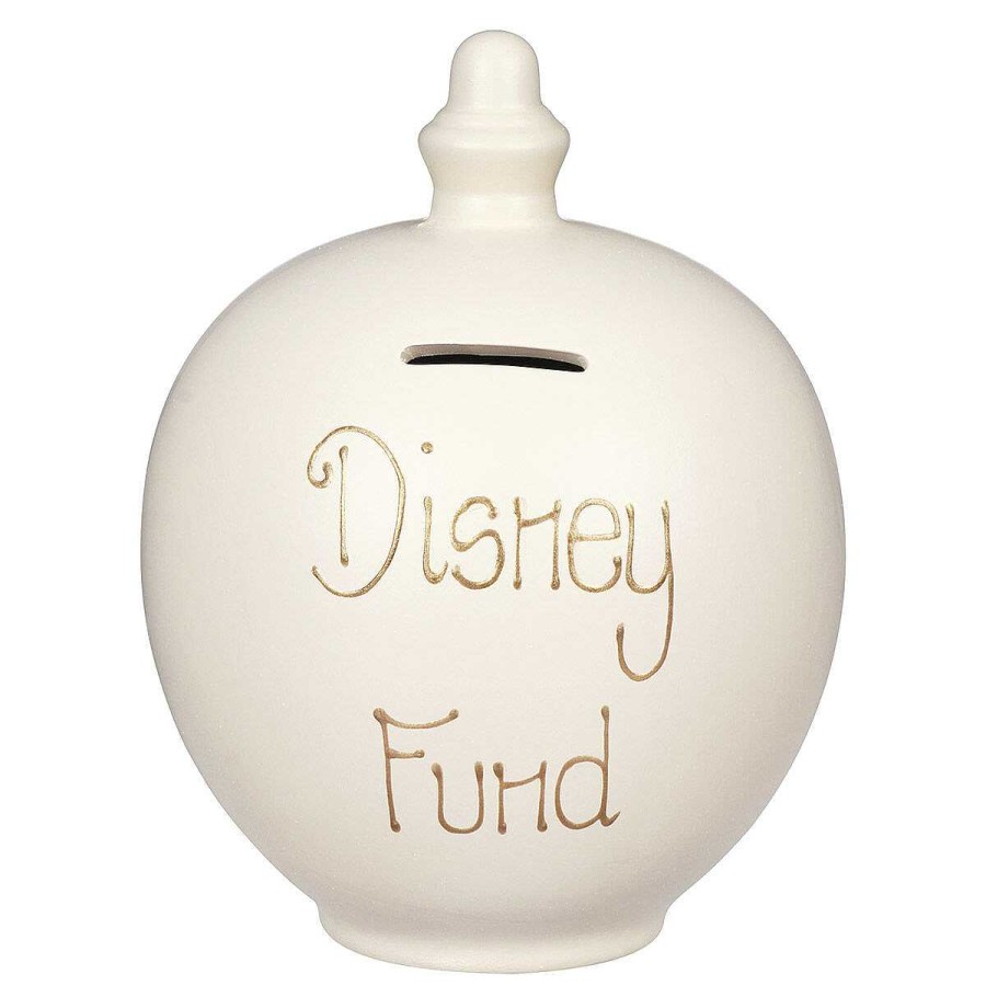 Money Pots | Temptation Temptation 'Disney Fund' Gold On Cream Money Pot