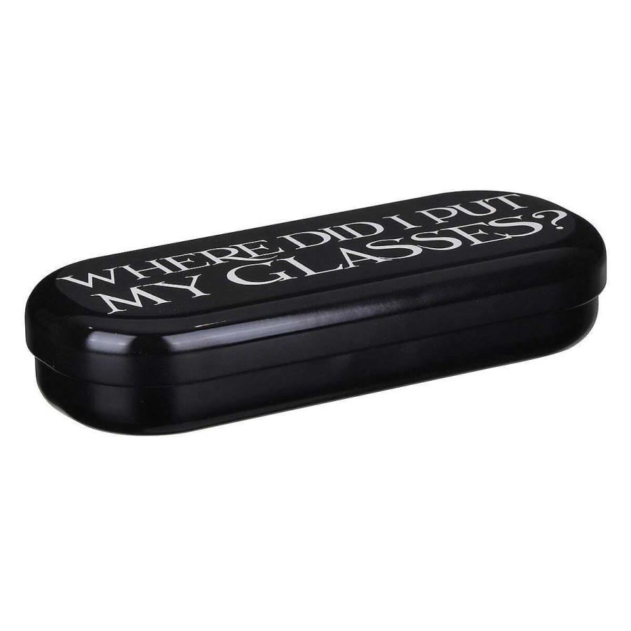 Glasses Cases | Emma Bridgewater Emma Bridgewater 'Where Did I Put My Glasses' Black Toast Glasses Case