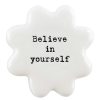 Ornaments | East of India East Of India 'Believe In Yourself' Flower Token