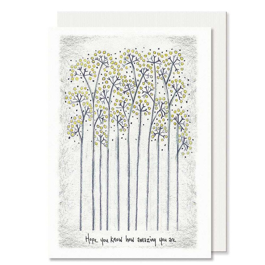 Inspirational | East of India East Of India 'How Amazing You Are' Tall Flower Card