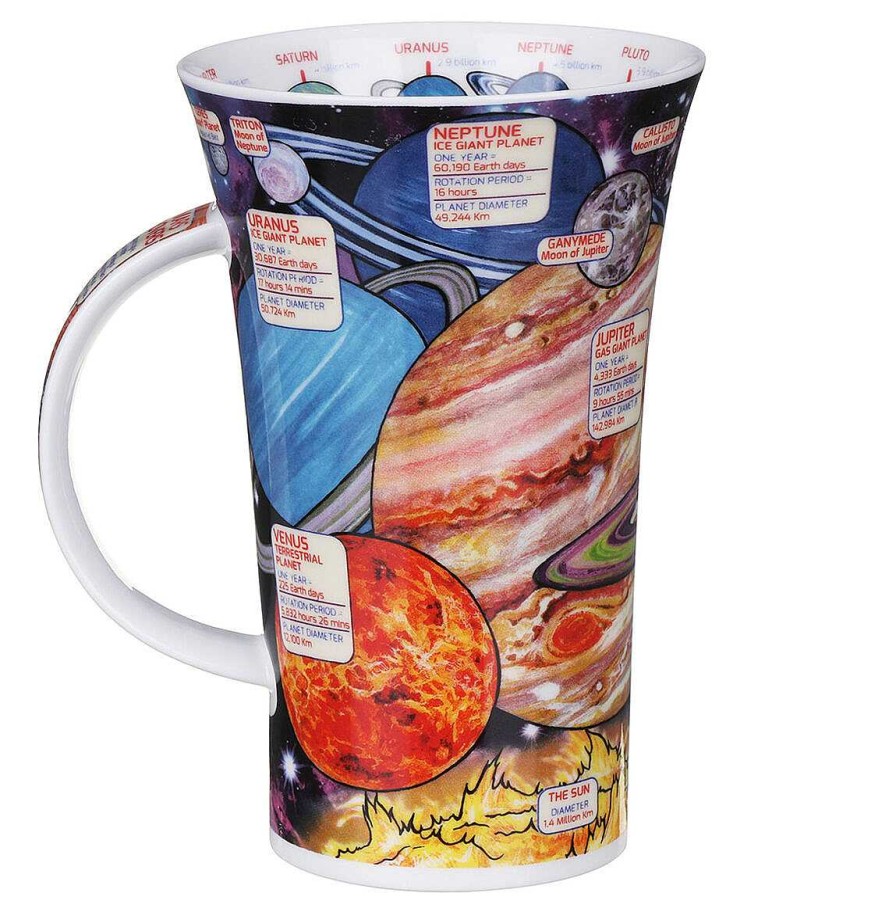 Mugs | Dunoon Dunoon The Planets Glencoe Shape Mug