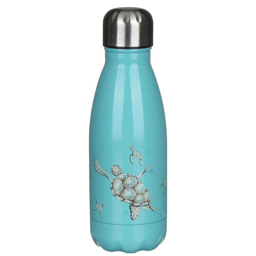 Water Bottles | Wrendale Wrendale 'Swimming School' Turtle 260Ml Water Bottle